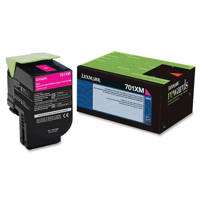 Lexmark Ink Toner Cartridge, 70C1XM0, Magenta Hot Deal